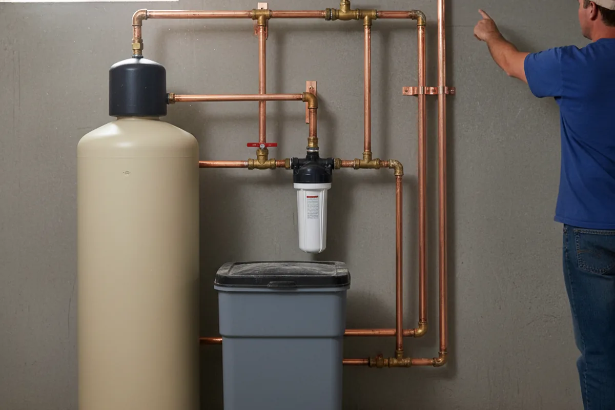 Whole-house water treatment system installed in Dewey
